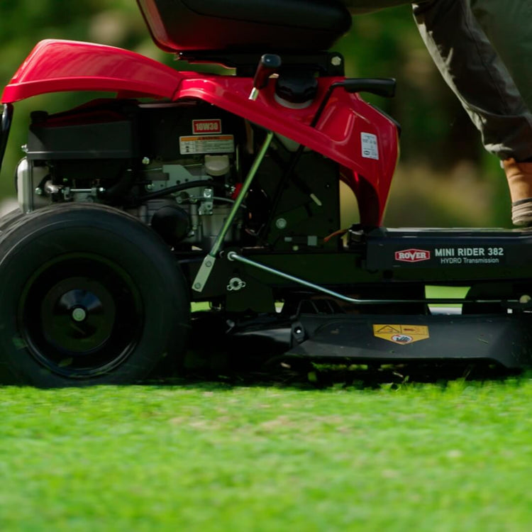 Rover Mini Rider Hydro 30 Ride On Mower – 382cc Engine, Hydrostatic Tr ...